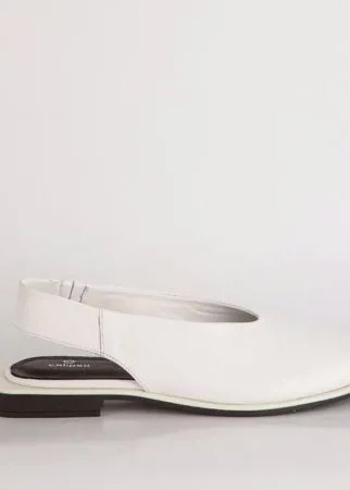 Белые кожаные босоножки Calipso