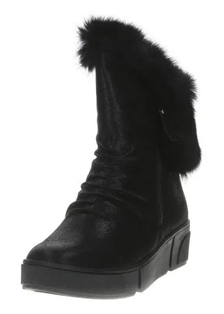 Дутики женские RIDLSTEP 18235-301 черные 38 RU