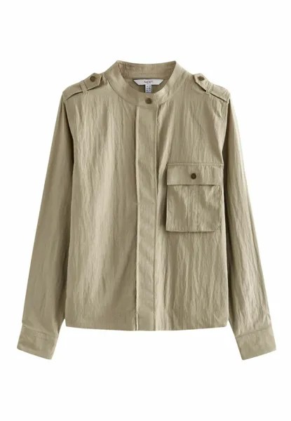 Блуза LONG SLEEVE UTILITY, REGULAR FIT Next, зеленый