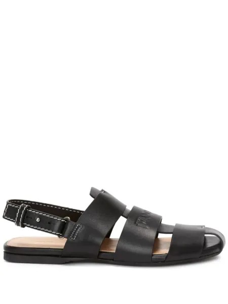 JW Anderson сандалии Fisherman, черный