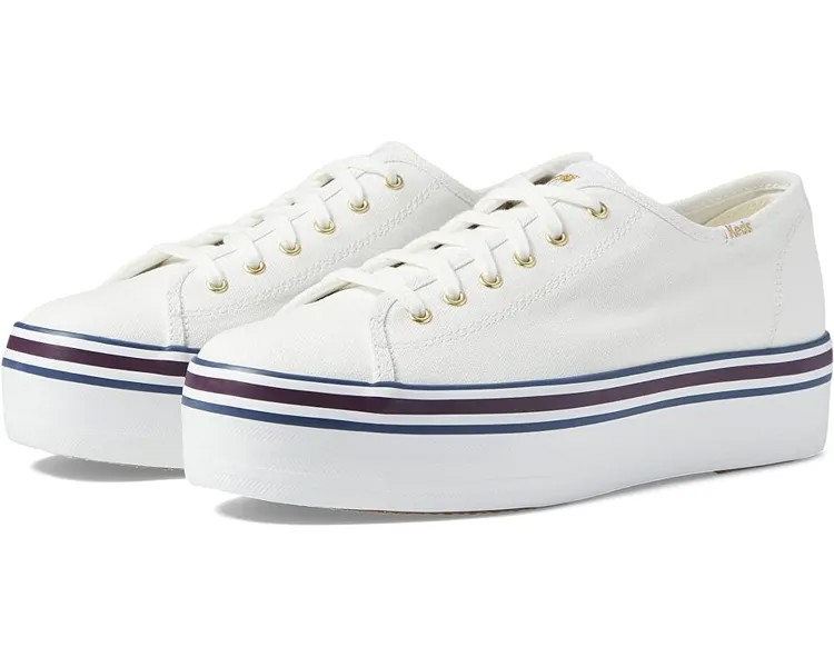 Кроссовки Keds Triple Up Varsity, цвет White/Blue