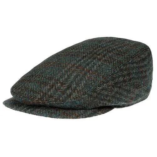 Кепка STETSON арт. 6380512 DRIVER HARRIS TWEED (синий / зеленый), размер 59