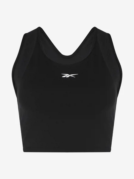 Спортивный топ бра Reebok Lux Perform Crop, Черный