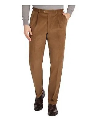 LAUREN RALPH LAUREN Мужские коричневые эластичные брюки классического кроя 46X34
