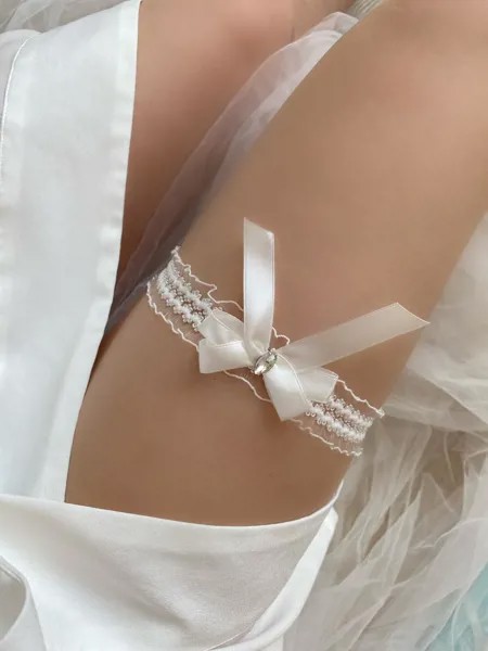 Подвязка женская Yourdiadem №82 бежевая S/M