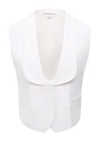 Жилет из вискозы Victoria Beckham