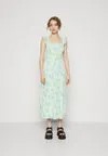 Дневное платье SMOCKED NECK MIDI American Eagle, зеленый