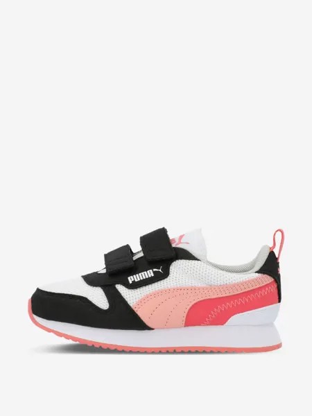 Кроссовки для девочек PUMA R78 V PS, Белый