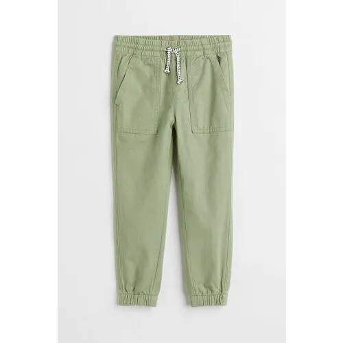 Брюки спортивные H&M, размер 110, зеленый