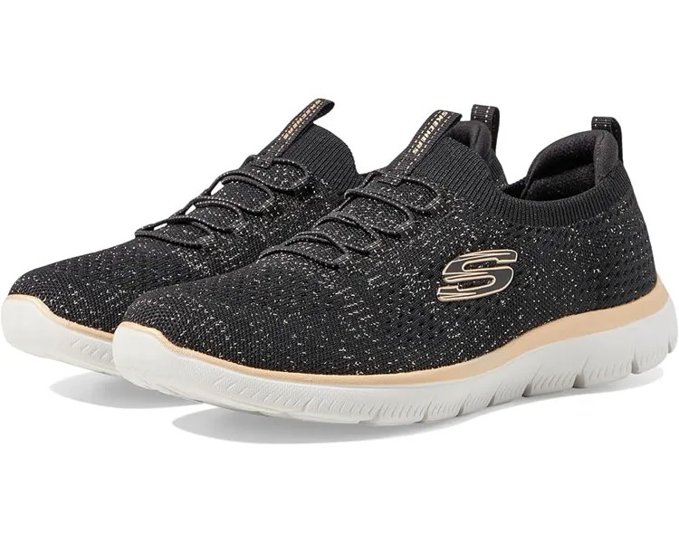 Кроссовки SKECHERS Summits Pixi Dust, цвет Black Rose Gold