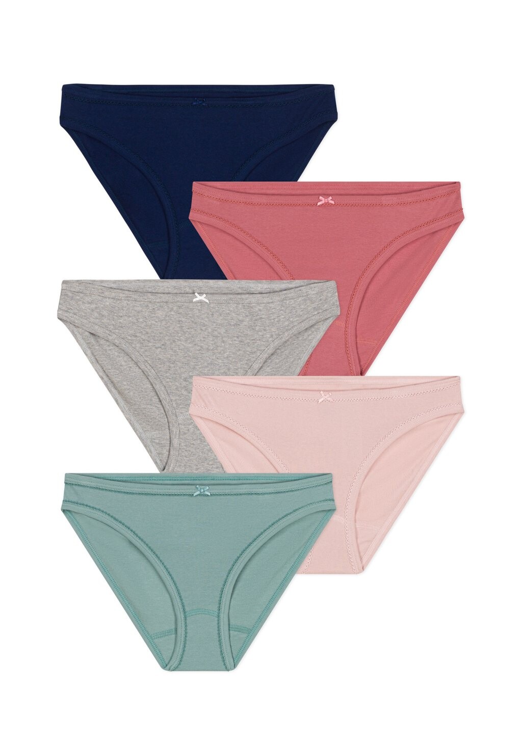 Трусы LOT DE 5 Petit Bateau, зеленый