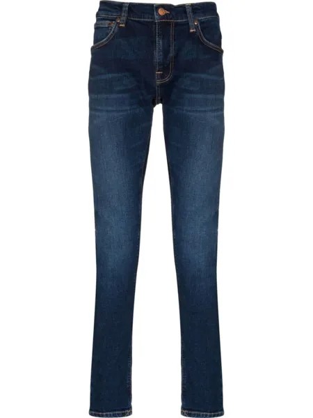 Nudie Jeans джинсы скинни Terry, синий