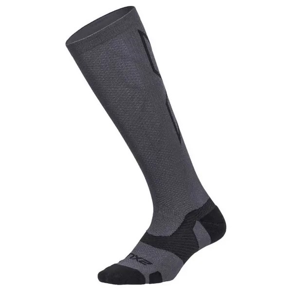Носки 2XU Vectr Light Cushion 32- long 37 cm, серый