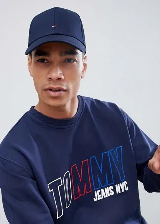 Темно-синяя бейсболка Tommy Hilfiger-Темно-синий
