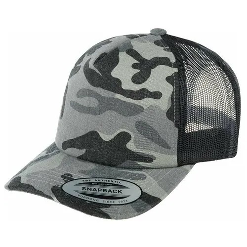 Бейсболка FLEXFIT арт. 6606C (камуфляж / серый), размер ONE