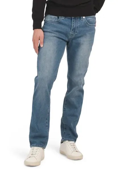 Джинсы скинни Rocco Big T True Religion, цвет Medium Viper Blue