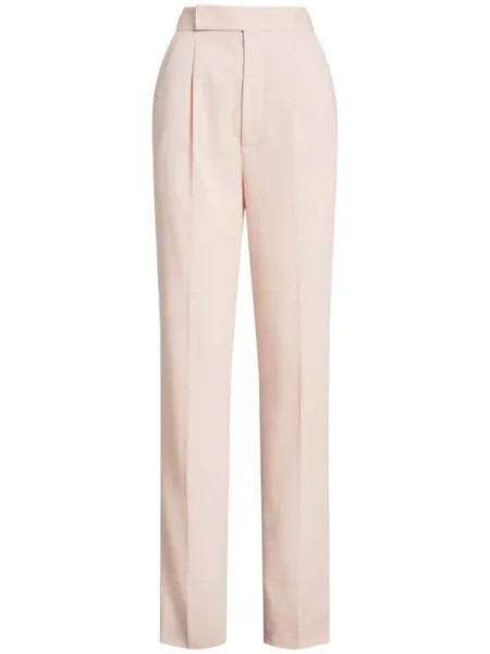 Ralph Lauren Collection брюки Evanne строгого кроя, розовый