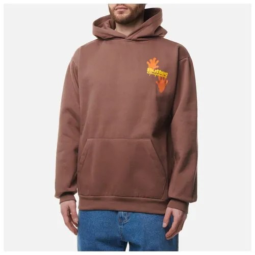 Мужская толстовка Butter Goods Amphibian Hoodie коричневый, Размер S