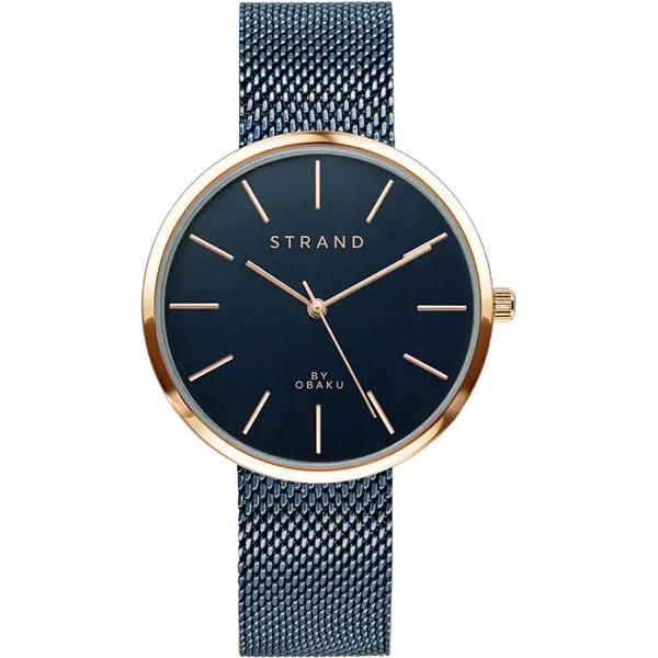 Наручные часы унисекс Obaku S700LXVLML синие/серые