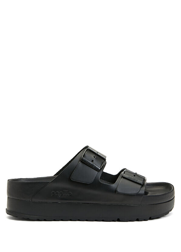 Женские тапочки Arizona на платформе Birkenstock, черный