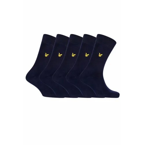 Носки Lyle & Scott LIAM, 5 пар, размер 40-46, синий