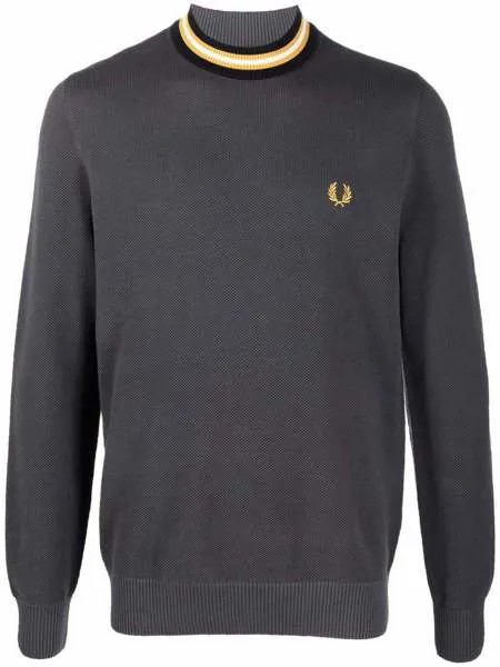 FRED PERRY толстовка с вышитым логотипом