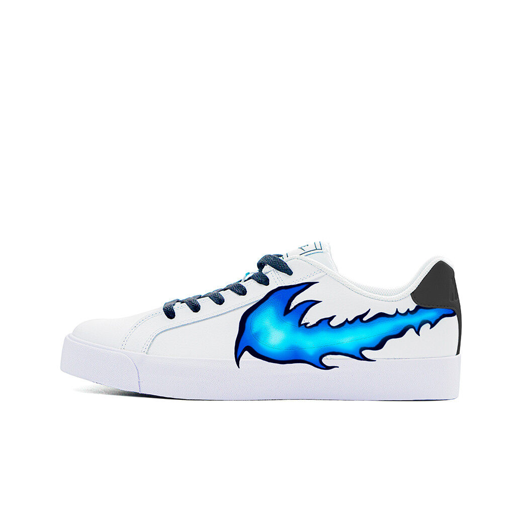 Кроссовки Nike Court Royale Skateboarding Shoes Unisex Low-top Black/White, черный/белый