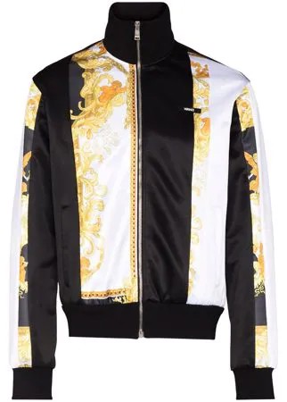 Versace спортивная куртка с принтом Barocco