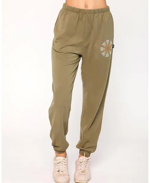 Спортивные брюки karma graphic из смесовой вискозы для женщин Rebody Active, мульти