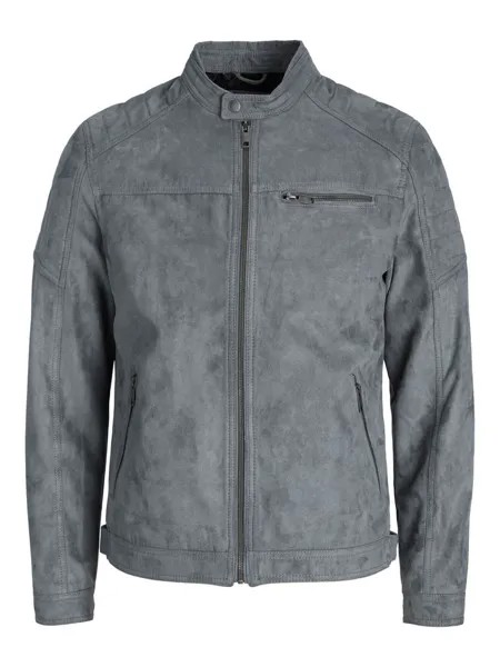 Кожаная куртка Jack & Jones Kunstleder Jacke Biker Blouson Bomber Übergangsjacke JJEROCKY, светло зеленый