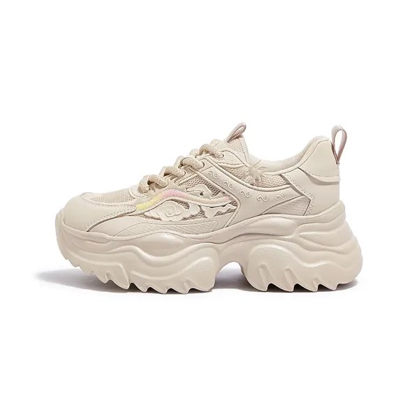 Кроссовки CAMEL Chunky Sneakers Women's Low-top, цвет Apricot