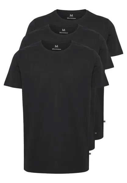 Базовая футболка 3PACK Matinique, цвет black