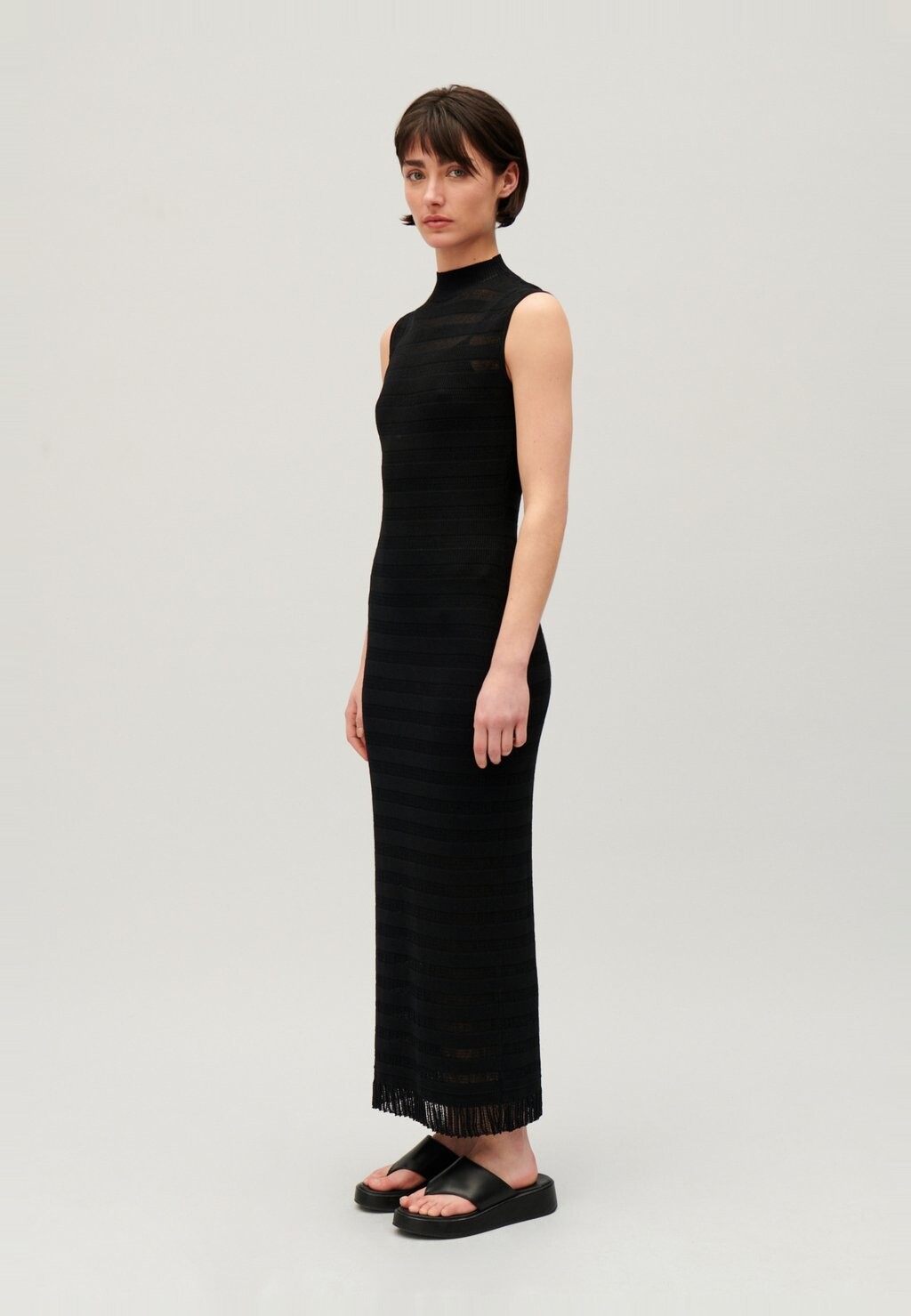 Длинное платье Longue Tube Claudie Pierlot, черный