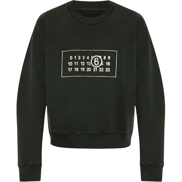 Толстовка женская черная Mm6 Maison Margiela
