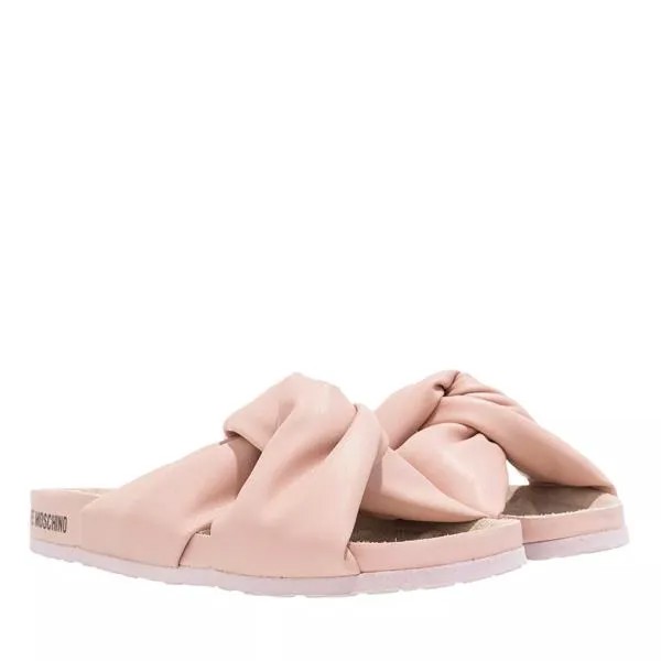 Сандалии sabotd birki30 nappa nude Love Moschino, розовый