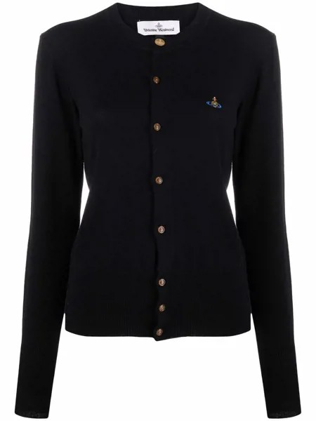 Vivienne Westwood embroidered-orb cardigan