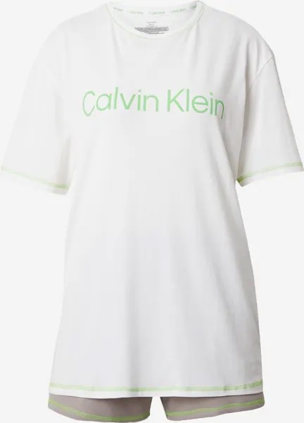 Короткий пижамный комплект Calvin Klein, белый