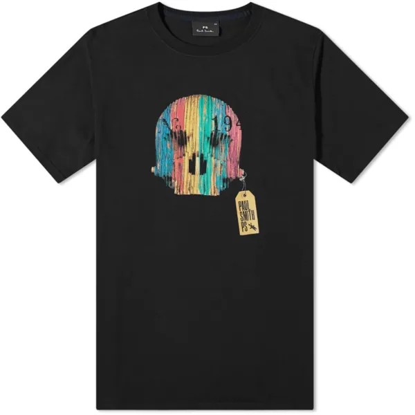 Футболка Paul Smith с деревянным черепом