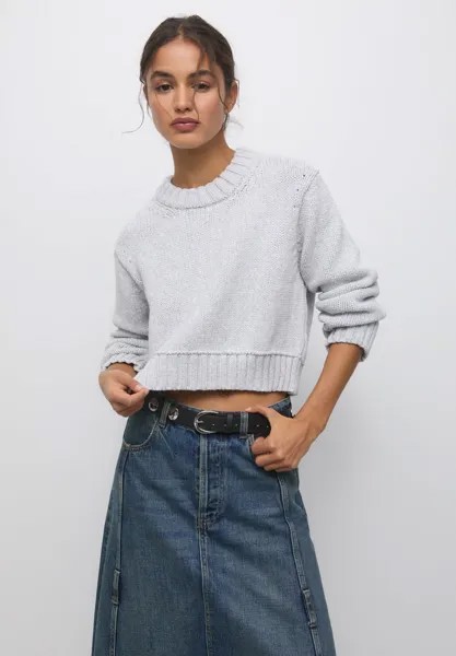 Свитер Chunky PULL&BEAR, цвет light grey