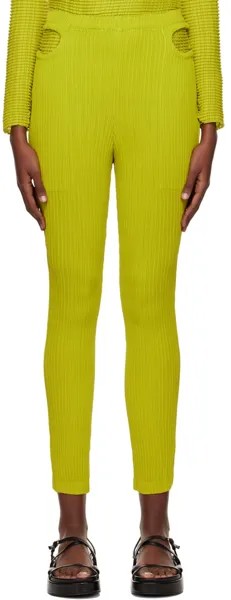 Желтые брюки для инкубации Issey Miyake