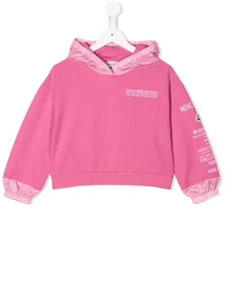 Moncler Enfant худи с графичным принтом