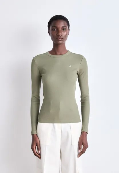 Рубашка с длинным рукавом Lacoste, хаки
