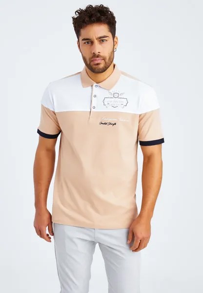 Поло Leif Nelson Herren T Shirt Polo Herren T Shirt Polo LN 55615, бежевый