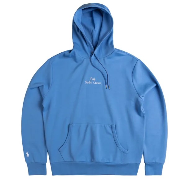 Толстовка Logo Double-Knit Hoodie Polo Ralph Lauren, синий