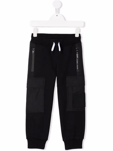 Givenchy Kids спортивные брюки карго с логотипом