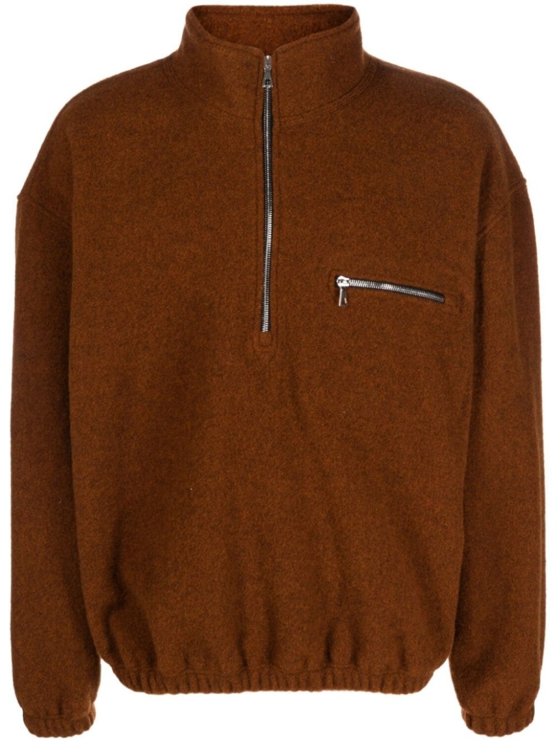 Rier джемпер Fleece из вирджинской шерсти, коричневый