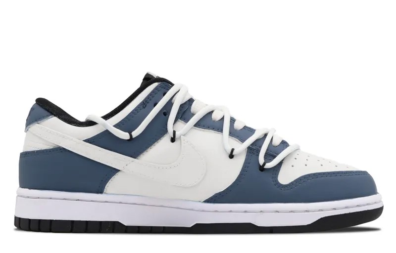 Кроссовки Nike Dunk Skateboarding Shoes Women's Low-top Blue/White, синий