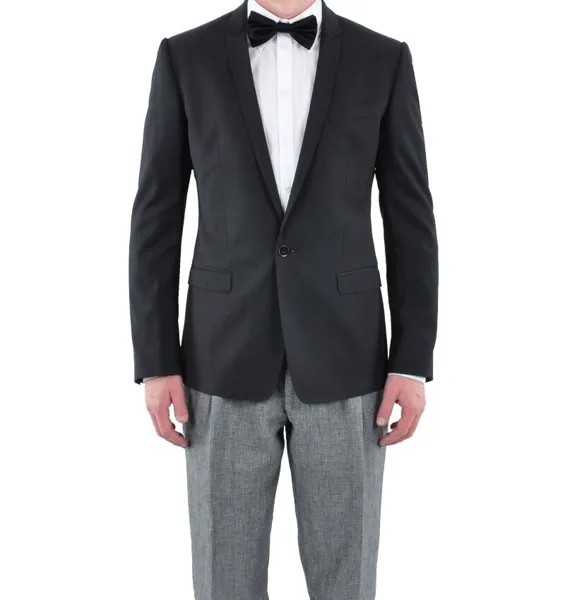 DOLCE - GABBANA GOLD Комбинированный костюм Черный Серый Костюм Noir Gris 03488