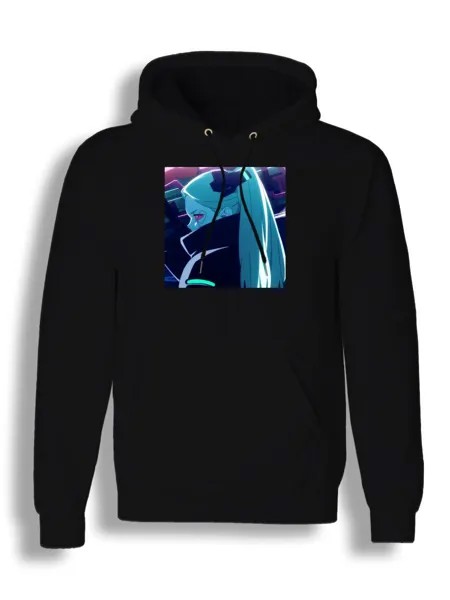 Худи унисекс СувенирShop Аниме Киберпанк/Cyberpunk/Rebecca 5 черное M