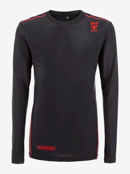 Лонгслив детский MadGuy Pro Compression, Черный